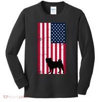 American Pitbull Flag Kids Long Sleeve Shirt thumb 0