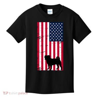 American Pitbull Flag Kids T-Shirt