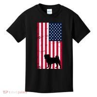 American Pitbull Flag Kids T-Shirt thumb 0