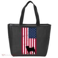 American Pitbull Flag Tote Bag thumb 0
