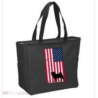 American Pitbull Flag Tote Bag thumb 2