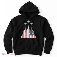 America Plane Patriotic Hoodie thumb 0