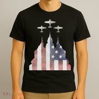 America Plane Patriotic T-Shirt thumb 3