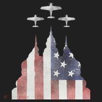 America Plane Patriotic Beanie thumb 2