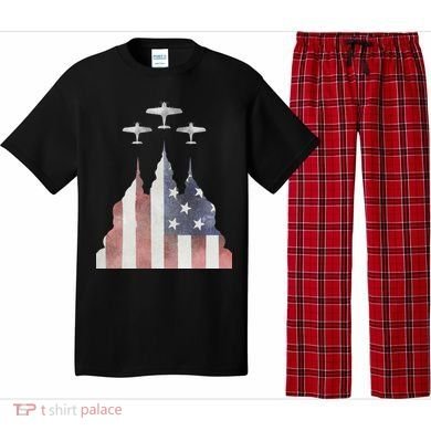 America Plane Patriotic Pajama Set