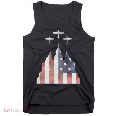 America Plane Patriotic Tank Top