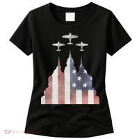America Plane Patriotic Women's T-Shirt thumb 0