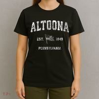 Altoona Pennsylvania Pa Vintage Us Flag Sports T-Shirt thumb 4