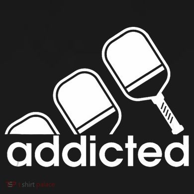 Addicted Pickleball Player V-Neck T-Shirt