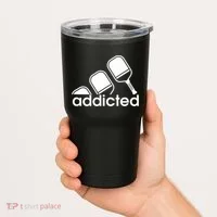 Addicted Pickleball Player Tumbler thumb 2