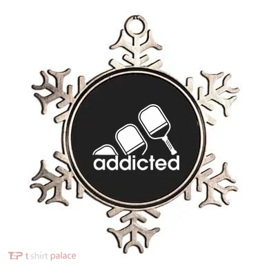 Addicted Pickleball Player Ornament