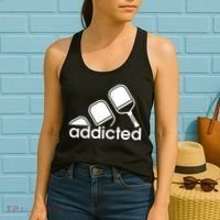 Addicted Pickleball Player Women's Tank Top thumb 2