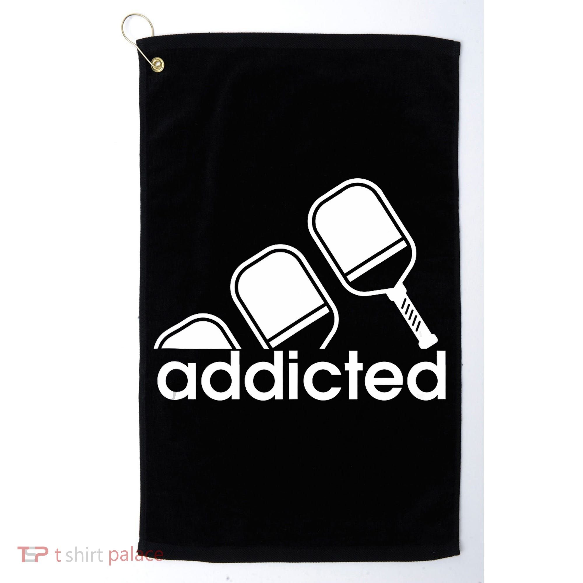 Addicted Pickleball Player Golf Towel