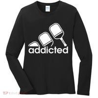 Addicted Pickleball Player Women's Long Sleeve Shirt thumb 0