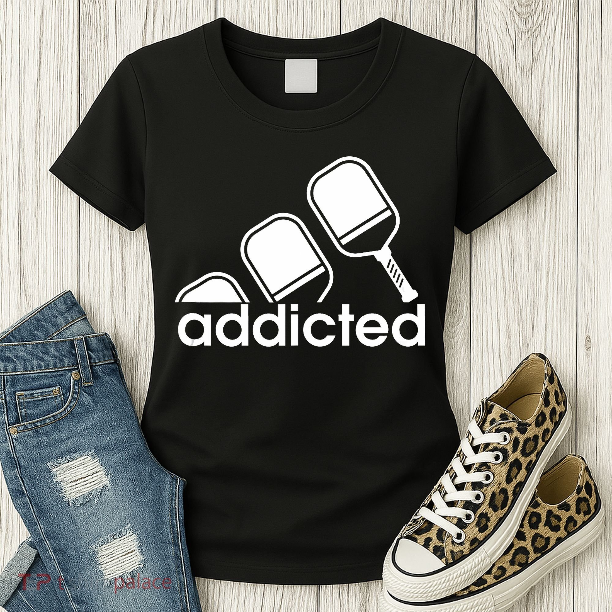 Addicted Pickleball Player Women's T-Shirt