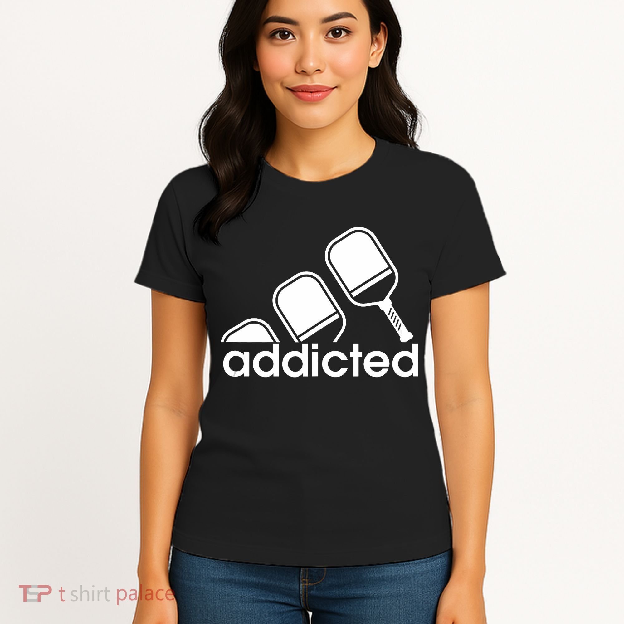 Addicted Pickleball Player Women's T-Shirt