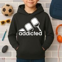 Addicted Pickleball Player Kids Hoodie thumb 2