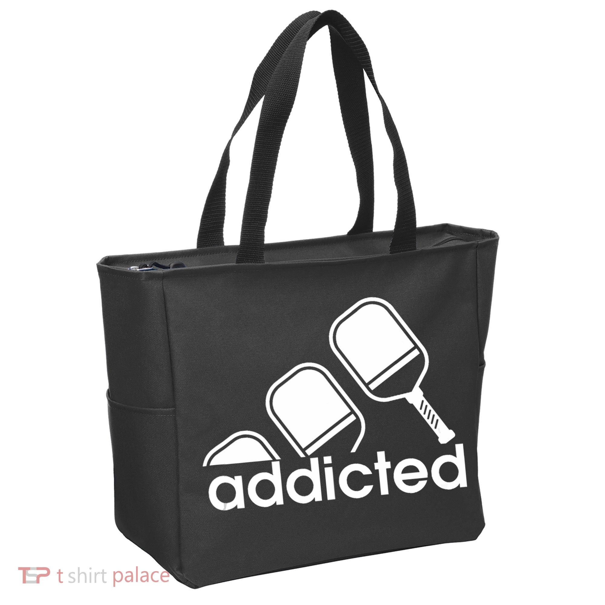 Addicted Pickleball Player Tote Bag