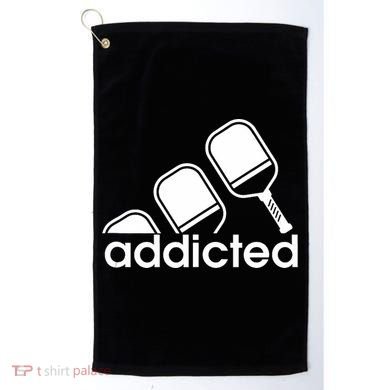 Addicted Pickleball Player Golf Towel