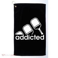 Addicted Pickleball Player Golf Towel thumb 0
