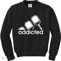 Addicted Pickleball Player Kids Sweatshirt thumb 0