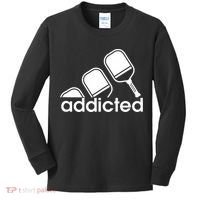 Addicted Pickleball Player Kids Long Sleeve Shirt thumb 0