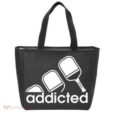 Addicted Pickleball Player Tote Bag
