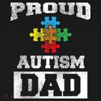 Autism Puzzle Piece Flag Autism Awareness For Dad Bucket Hat thumb 4
