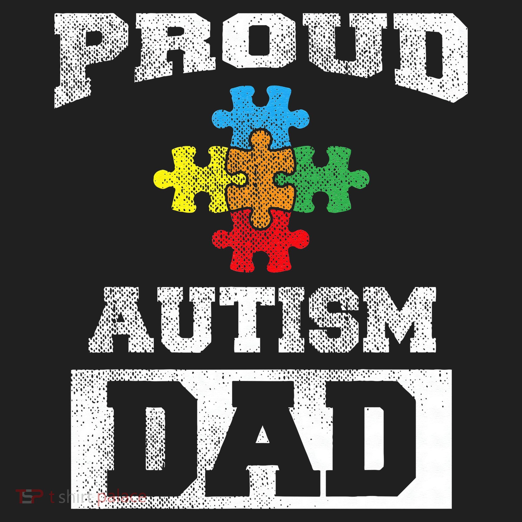 Autism Puzzle Piece Flag Autism Awareness For Dad Beanie