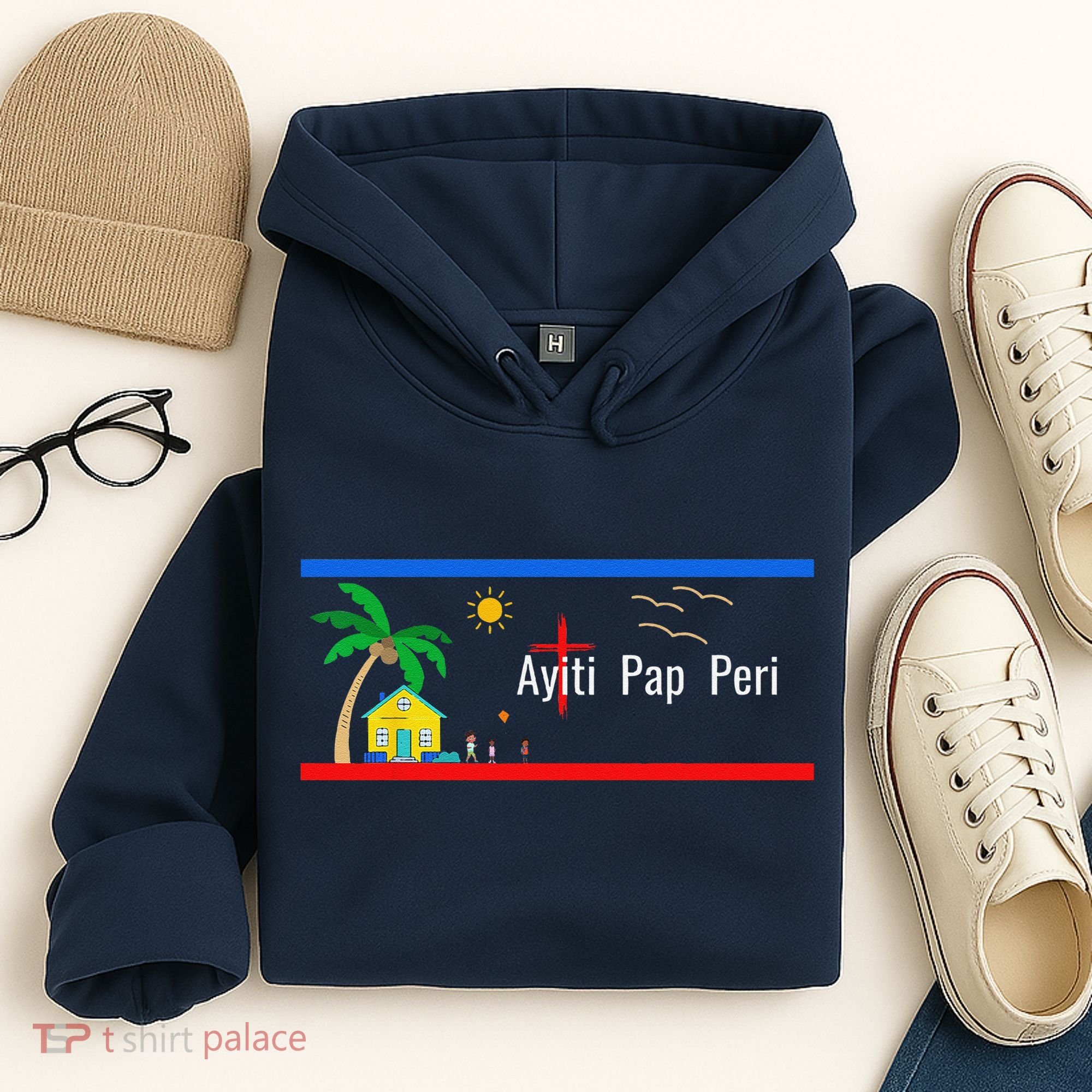 Ayiti Pap Peri (Haiti Will Not Perish) Hoodie