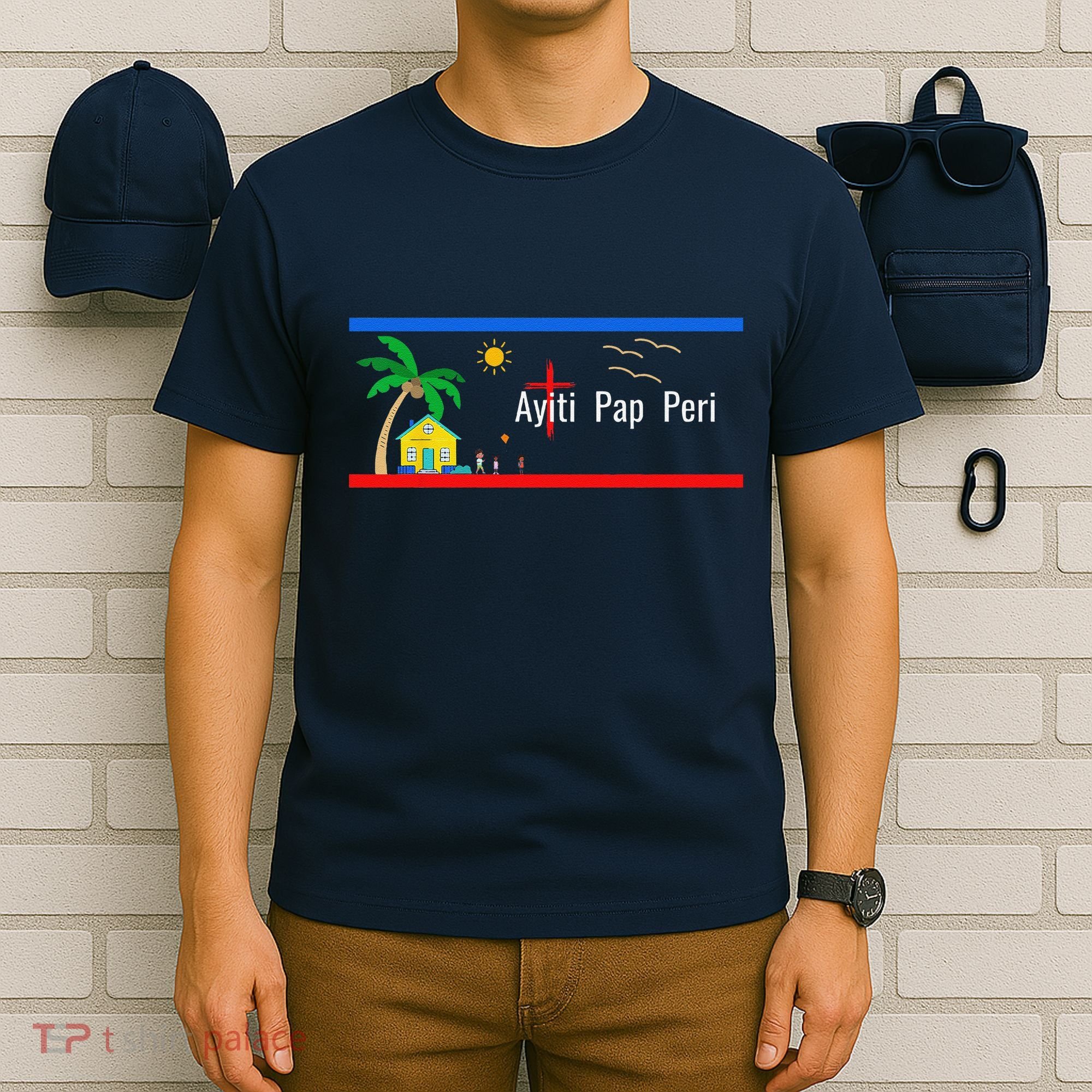 Ayiti Pap Peri (Haiti Will Not Perish) T-Shirt