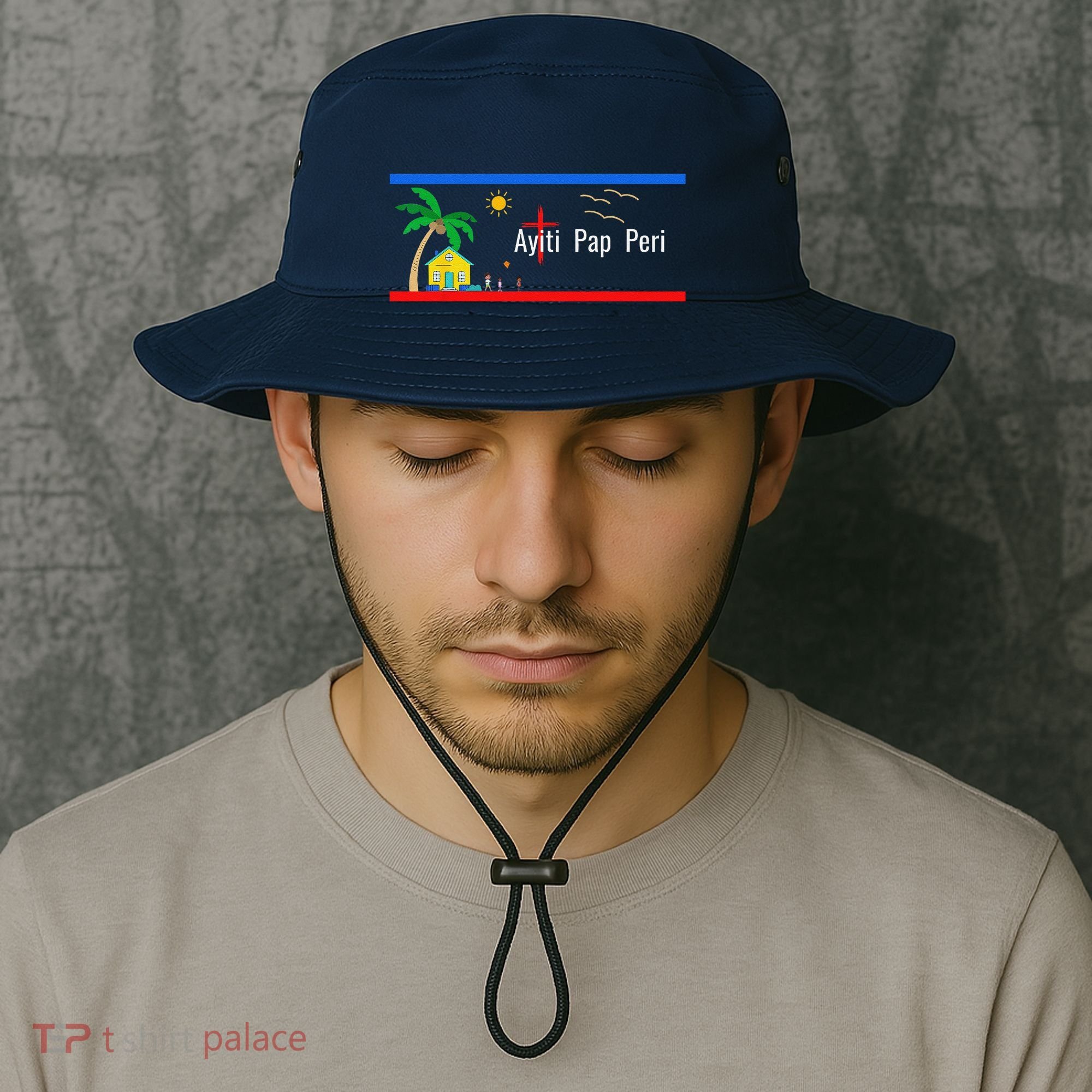 Ayiti Pap Peri (Haiti Will Not Perish) Bucket Hat