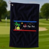 Ayiti Pap Peri (Haiti Will Not Perish) Golf Towel thumb 1