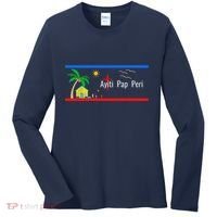 Ayiti Pap Peri (Haiti Will Not Perish) Women's Long Sleeve Shirt thumb 0