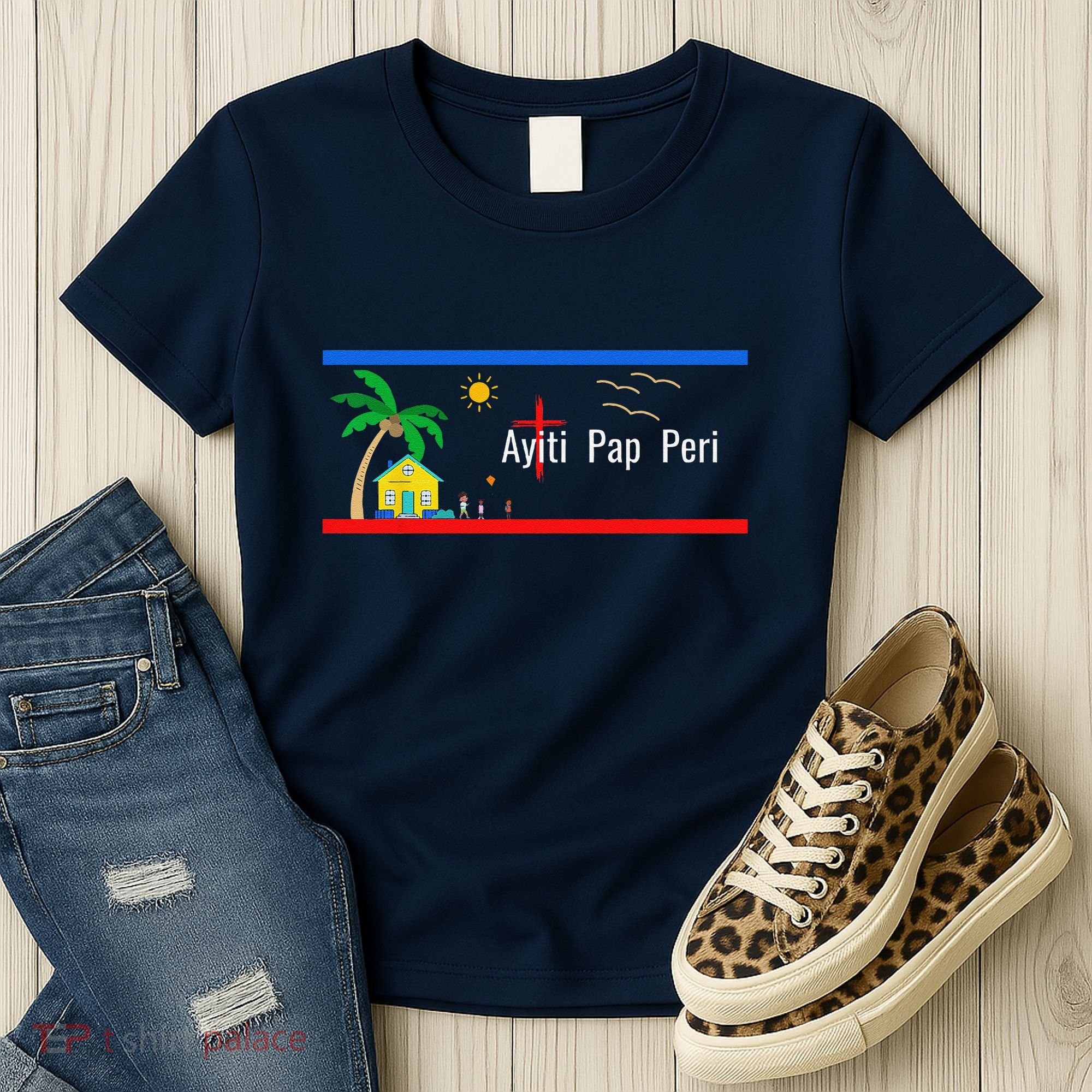Ayiti Pap Peri (Haiti Will Not Perish) Women's T-Shirt