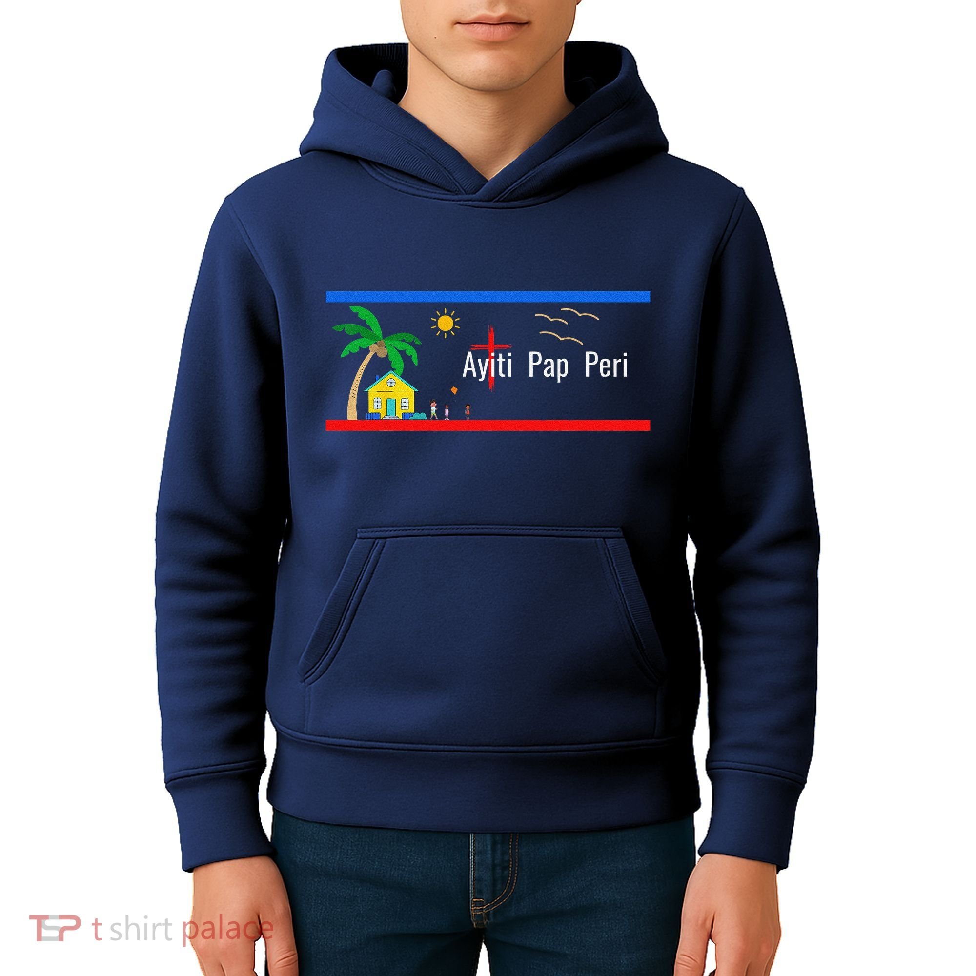 Ayiti Pap Peri (Haiti Will Not Perish) Kids Hoodie