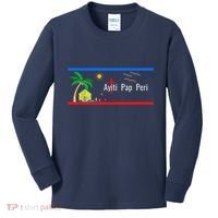 Ayiti Pap Peri (Haiti Will Not Perish) Kids Long Sleeve Shirt thumb 0