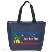 Ayiti Pap Peri (Haiti Will Not Perish) Tote Bag thumb 0