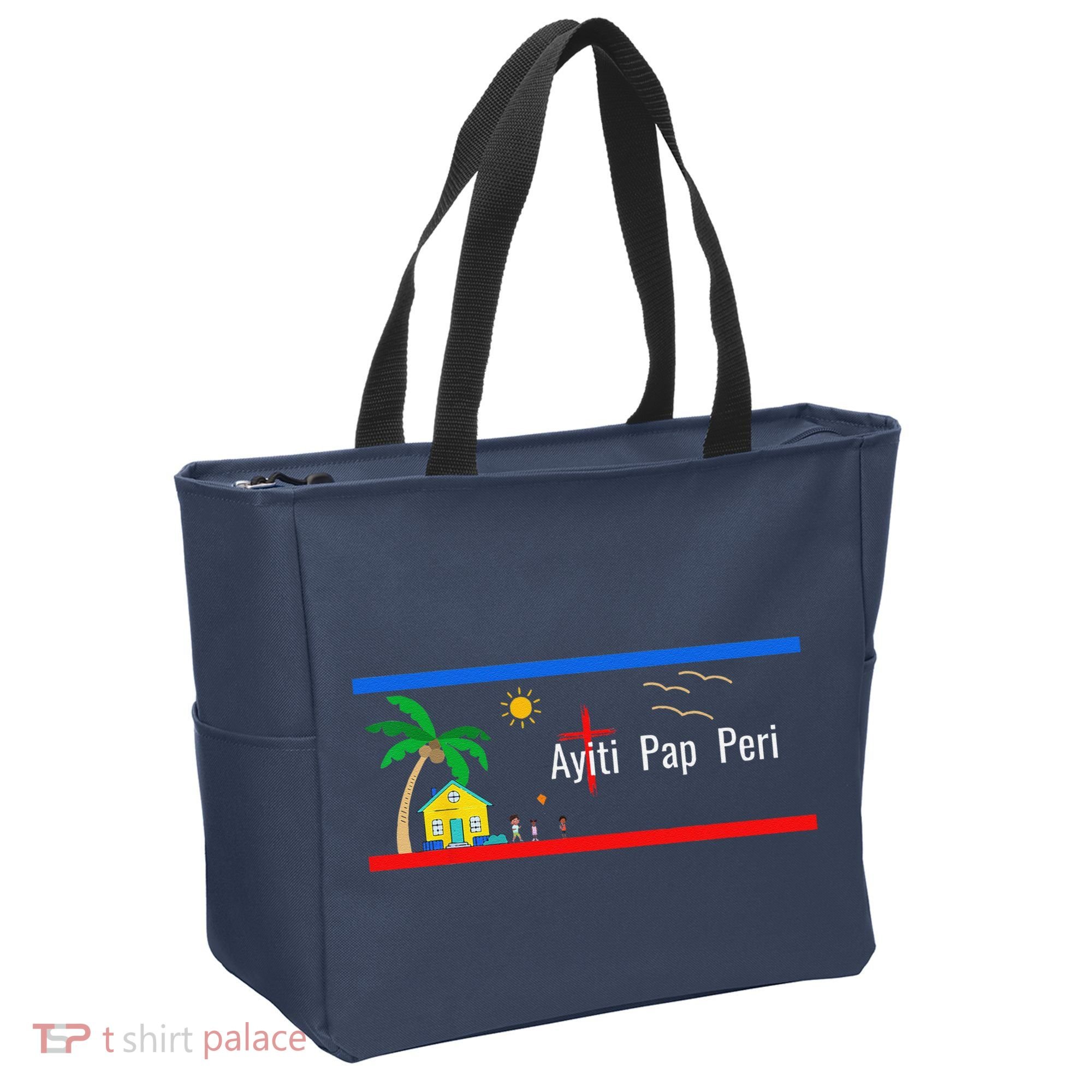 Ayiti Pap Peri (Haiti Will Not Perish) Tote Bag