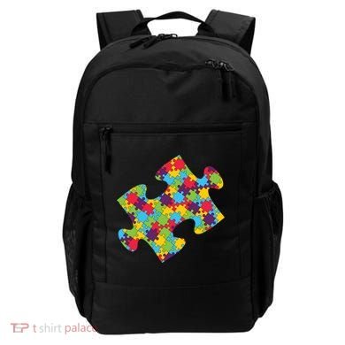 Autism Puzzle Piece Gift Backpack