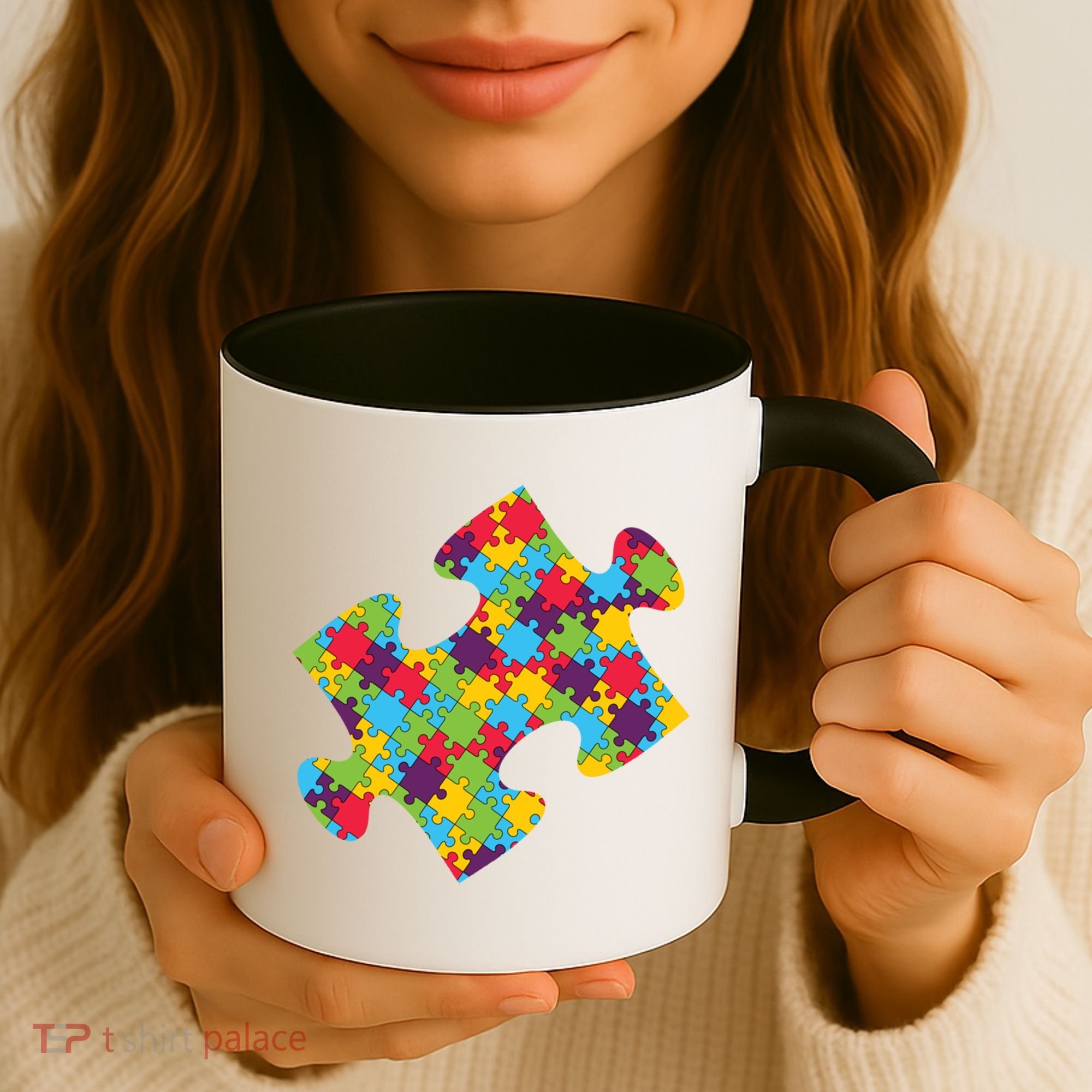 Autism Puzzle Piece Gift Coffee Mug
