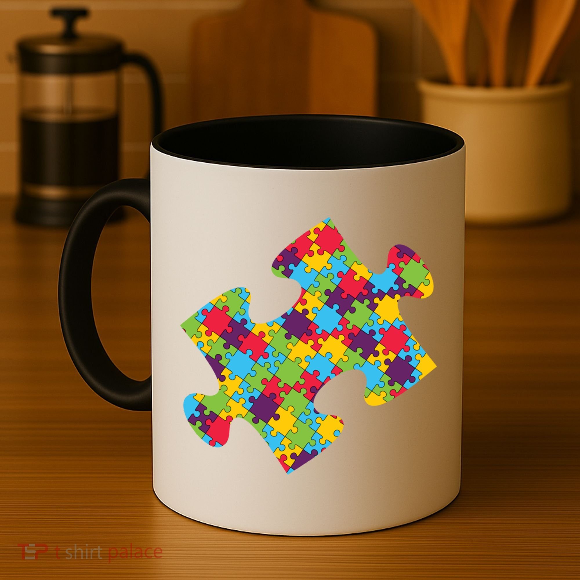 Autism Puzzle Piece Gift Coffee Mug