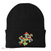 Autism Puzzle Piece Gift Beanie thumb 0
