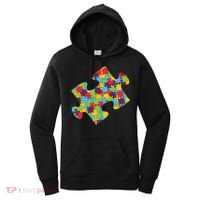 Autism Puzzle Piece Gift Women's Hoodie thumb 0