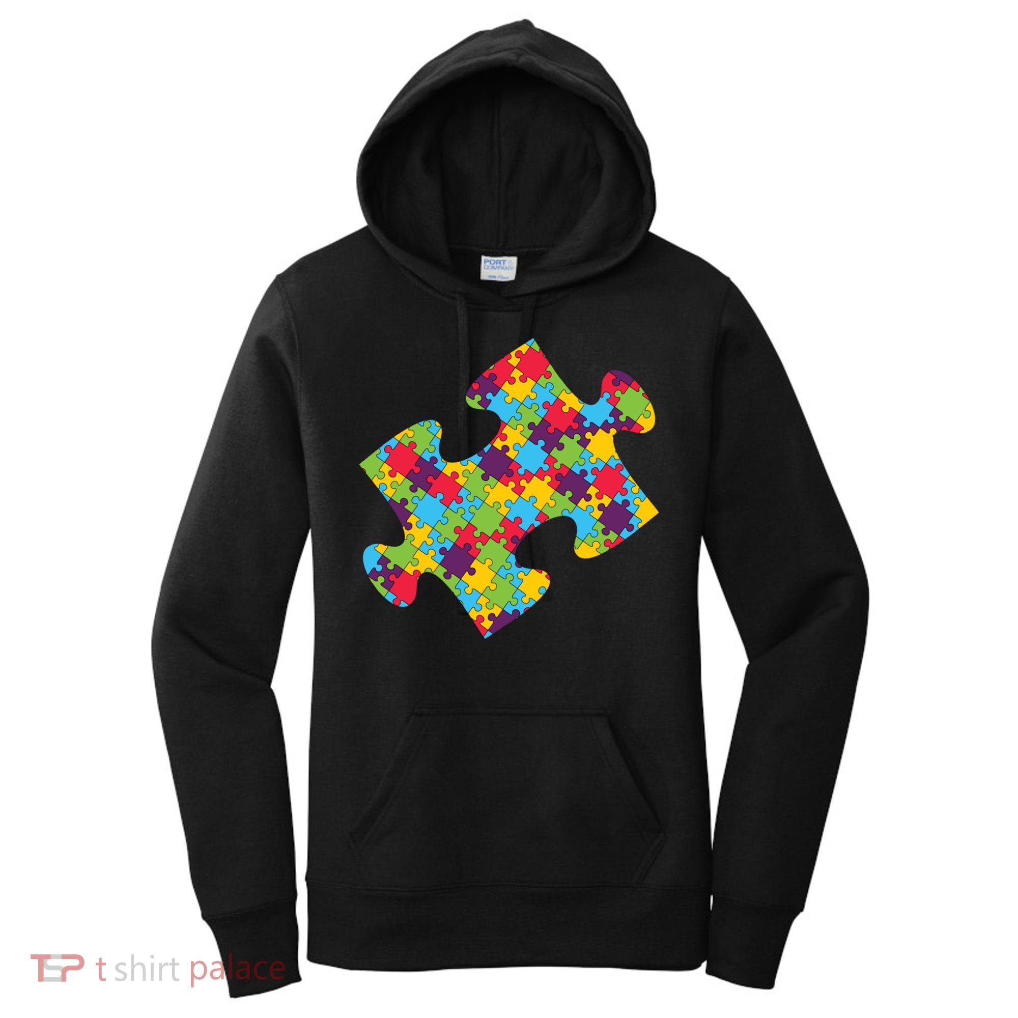 Autism Puzzle Piece Gift Women's Hoodie