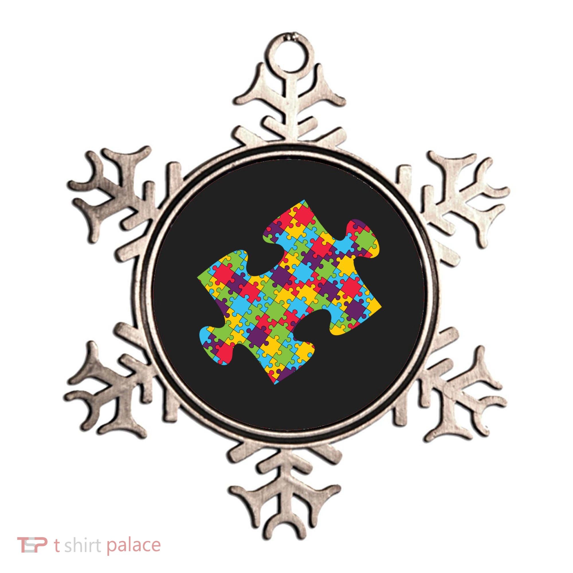 Autism Puzzle Piece Gift Ornament