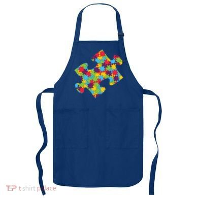 Autism Puzzle Piece Gift Apron