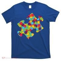 Autism Puzzle Piece Gift T-Shirt thumb 0