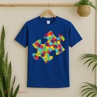 Autism Puzzle Piece Gift T-Shirt thumb 2