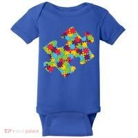 Autism Puzzle Piece Gift Baby Bodysuit thumb 0